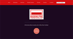Desktop Screenshot of maxinutre.com